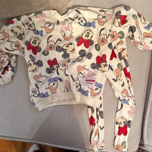 Disney Cream Sweatshirt with Classic Characters
